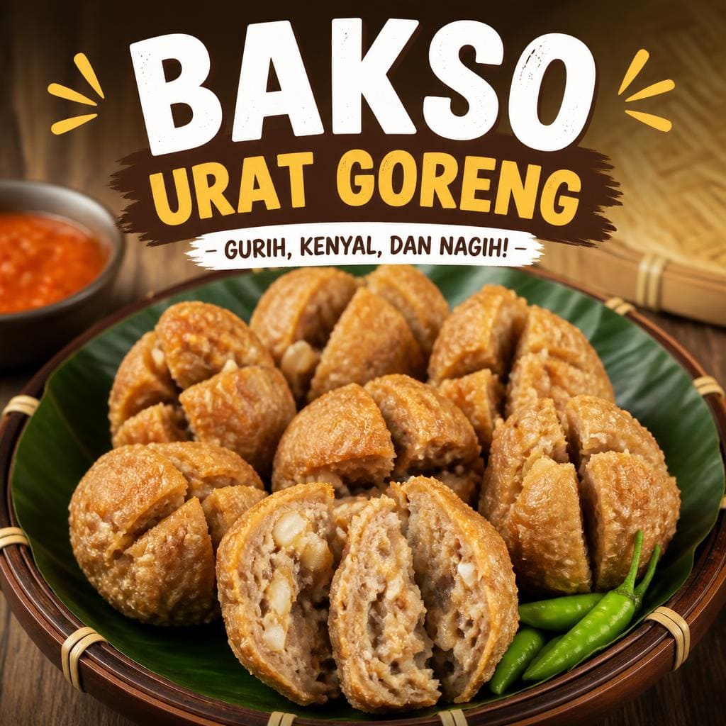 Bakso Urat Goreng dari Bakso Lapangan Tembak Senayan